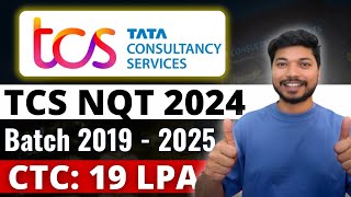 TCS NQT Off Campus Hiring 2025 Fresher  TCS hiring  Apply online [upl. by Rosenstein]