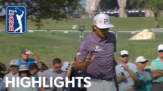 Rickie Fowler highlights  Round 2  Valero 2019 [upl. by Macfadyn]