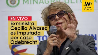 Exministra Cecilia Álvarez es imputada por caso Odebrecht [upl. by Naesal]