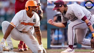 Most Exciting Plays from Bracket Play at the College World Series  2024 College Baseball Highlights [upl. by Hctim]