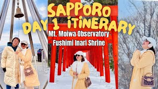 LETS GO TO MTMOIWA amp FUSHIMI INARI IN SAPPORO JAPAN DAY 1 ITINERARY [upl. by Airotel457]