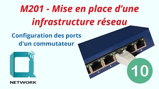 M20110Configuration des ports dun commutateur [upl. by Normie355]