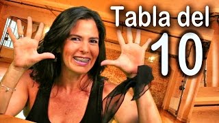 Canción de la tabla del 10  Las Tablas de Multiplicar al Estilo Urbano  Videos Educativos [upl. by Newlin213]