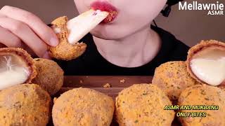 Mellawnie ASMR  BBURINKLE CHEESE BALLS ONLY BITES [upl. by Crooks]