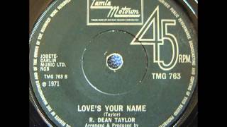 R Dean Taylor  Indiana wants me 1971 [upl. by Tallou24]