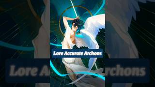 Genshin İmpact Lore Accurate Archons  Gods shorts [upl. by Beverley]