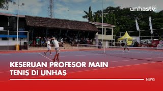 Keseruan Profesor Main Tenis di Unhas [upl. by Eixela452]