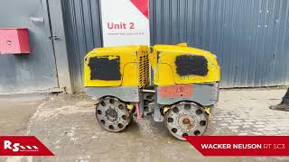 WACKER NEUSON RT SC3  TRENCH ROLLER  RS MACHINERY HIRE AND SALE [upl. by Satterlee]