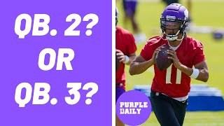 Kellen Mond observations from Minnesota Vikings training camp [upl. by Ariana]