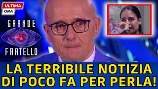 🔴GRANDE FRATELLO ALFONSO SIGNORINI IN LACRIME quotTERRIBILE NOTIZIA DI PERLA VATIERO DOPO LA VITTORIAquot [upl. by Draneb201]