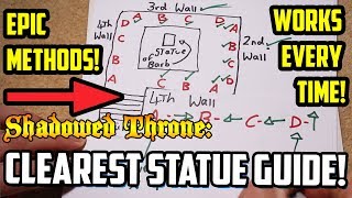 BEST STATUE SOLVER EASTER EGG STEP GUIDE The Shadowed Throne [upl. by Landers]