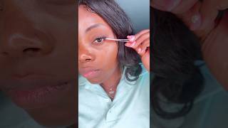 How to do your lash extensions at home makeup lashextensions makeuptutorial [upl. by Ymaj]