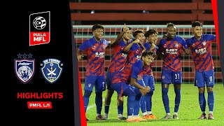 Johor Darul Tazim II 20 Sri Pahang FC  LJ1  Highlights Piala MFL 2023 [upl. by Kimbell]