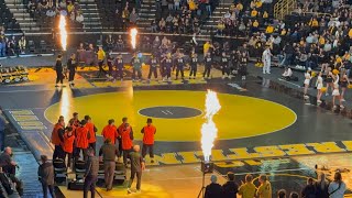 Iowa Hawkeye Wrestling vs Oregon State Beavers entrance and introductions  November 19 2023 [upl. by Samuella]