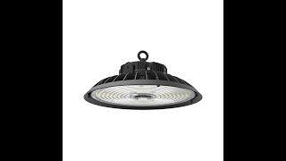 TAHOE LED UFO High Bay Adj Watt 200W240W300W 45000Lm Adj CCT 4K5K5700K 120277Vac UL DLC Listed [upl. by Kayla189]