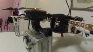 Gel Sandwich Mount for DJI Flamewheel w GoPro [upl. by Selway]