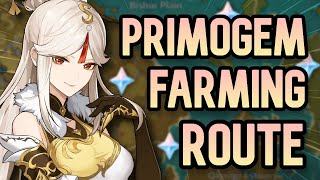 DAILY PRIMOGEM FARMING ROUTINE F2P FRIENDLY  Genshin Impact [upl. by Nosnevets191]