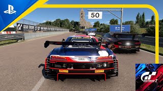 Gran Turismo 7  Test Race  Sardegna  Road Track  A  Audi R8 LMS Evo  Onboard [upl. by Elleinnod]