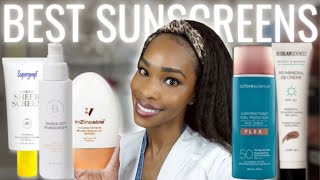 THE BEST SUNSCREENS of 2021 DARK SKIN FRIENDLY [upl. by Kohler]