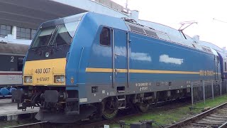 Bombardier MAV TRAXX P160 AC2  Mozdony Electric ⚡ Locomotive 🚆 Zuge Tog Treni Trenes [upl. by Giliana]