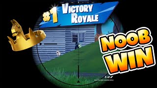 🔥 NOOB SNIPER WIN BATTLE ROYALE ZERO BUILD 🎯 FORTNITE 🔥 [upl. by Marchal691]