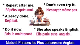 Mots et Phrases les Plus utilisées en Anglais  Learn French with English Translation [upl. by Takeshi774]