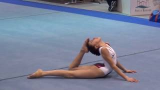 Compétition Départementale Gymnastique 2017  Célia 12 ans [upl. by Anastasius652]