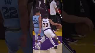 UNREAL block by Ja Morant Memphis Grizzlies Los Angeles Lakers NBA Basketball NBA Basketball [upl. by Ahsele71]