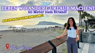 LEBE DORT WO ANDERE URLAUB MACHEN 50 METER ZUM STRAND  AUFENTHALTSERLAUBNIS  immobilien alanya [upl. by Arvin]