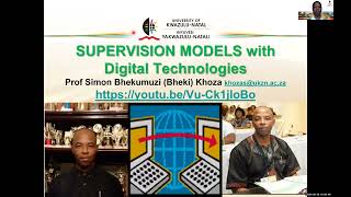 Supervision Models with Digital Technologies Prof SB Khoza at CUT [upl. by Hezekiah]