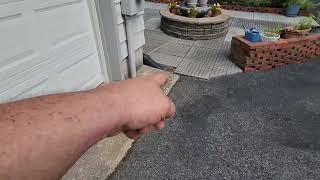 Driveway Sealing Part 1 Prep How do u get rid of petemoss [upl. by Allecram]