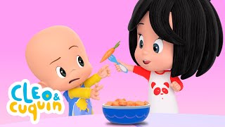 ¡Hora de verduras 🥑🍉 canción infantil para bebés con Cleo y Cuquín [upl. by Adelaida]