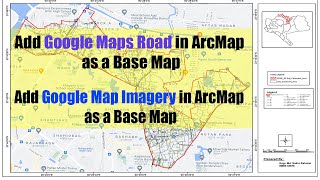 How to add Google Map in ArcMap as a Base Map II How to add Google Map Imagery in ArcMap as Base Map [upl. by Adila]