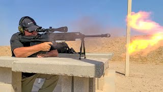 GM6 Lynx Testing the SemiAuto 50 BMG AntiMaterial Bullpup Rifle [upl. by Ellswerth394]