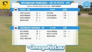 RockinghamMandurah  U15 v Perth  U15 [upl. by Kavanaugh]