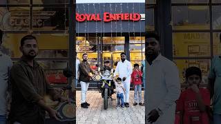 Congratulations on ur new classic 350🎉classic350 trending royalenfield jamkhandi youtubeshorts [upl. by Nwadahs]