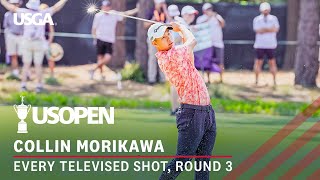 2024 US Open Highlights Collin Morikawa Round 3  Every Televised Shot [upl. by Nomae229]