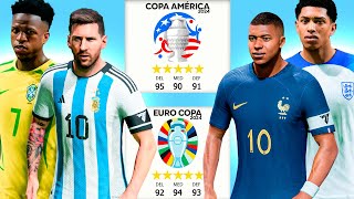 Copa América vs Eurocopa ¿Quién es Mejor FIFA 24 [upl. by Frasier458]