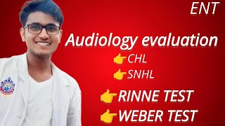 Audiology evaluation tuning fork test rinne and weber test [upl. by Fancy]