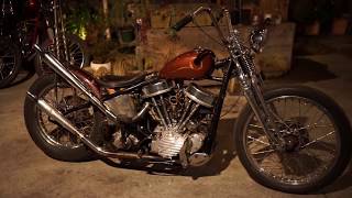 54PANHEAD CHOPPER Fired up Build by BLUE GROOVE [upl. by Yorgen7]