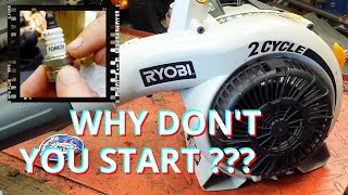 Ignition Coil Replacement How To RYOBI RY09056 Leaf Blower [upl. by Norah]