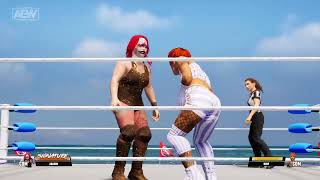 AEW Fight Forever  Abadon VS Ruby Soho [upl. by Oicnanev396]