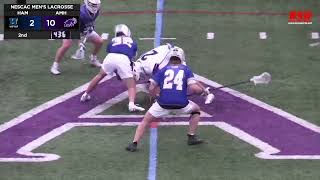 Mens Lacrosse Amherst vs Hamilton Highlights 3924 [upl. by Nileve]