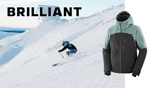 BRILLIANT SNOW JACKET  Salomon Winter Sports [upl. by Imoyaba]