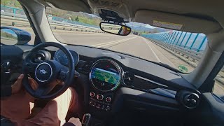 2023 BMW Mini Cooper  130 Hp POV Drive  beutifull weather Germany Laufenburg [upl. by Haeluj832]