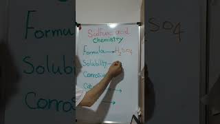 Sulfuric acid common informationsulfuricacid chemistrynotes [upl. by Shana]