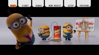 Despicable Me 2 3 MiniMovie Collection DVD Menu Walkthrough [upl. by Zinn]