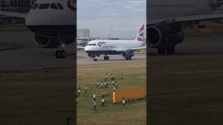 Onboard A BA A320232  LHR Being Followed By A BA A320232 amp A TAP A321Neo Aviation Aircraft [upl. by Vareck]