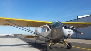 Tailwheel Endorsement Lesson 1 Introduction to the Aeronca Champ 7EC [upl. by Hoffman535]