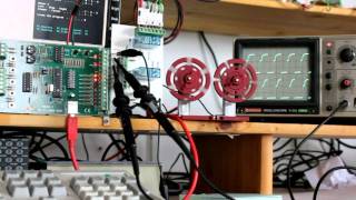 Control two motors using pulse width modulation and the K8055 [upl. by Sllew]